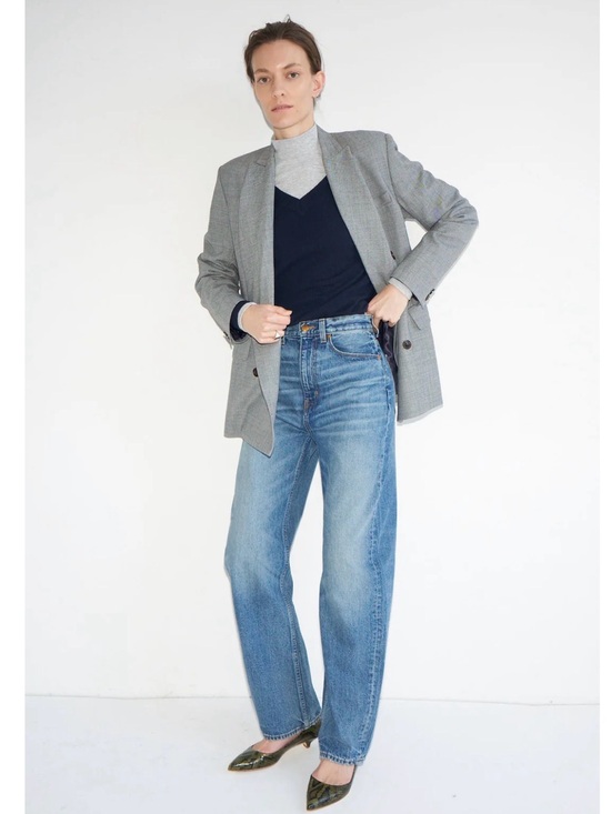 Jamie Haller Denim - JAMIE HALLER Fan Jean in Borrego Indigo NWT